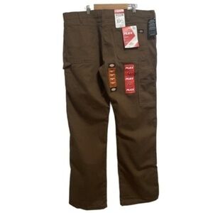 Dickies Men Brown cargo Flex straight leg regular fit Pant NWT Sz 38x30